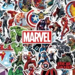50 autocollants Marvel