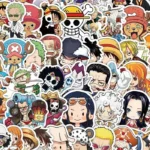 50 autocollants One Piece