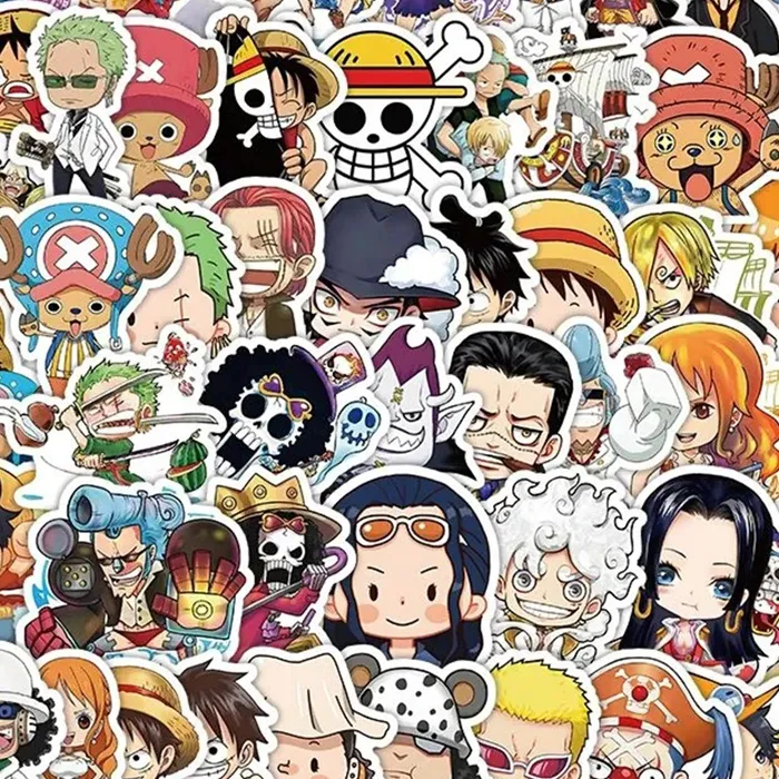 50 autocollants One Piece