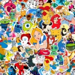 50 autocollants Disney