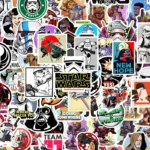 50 autocollants Star Wars