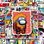 50 autocollants among us