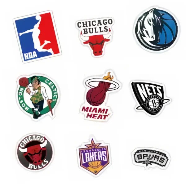 50 autocollants NBA
