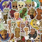 50 autocollants Groot