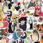 50 autocollants Studio Ghibli