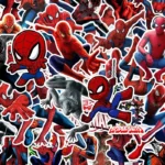 50 autocollants Spider-Man