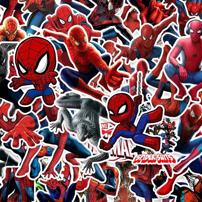 50 autocollants Spider-Man
